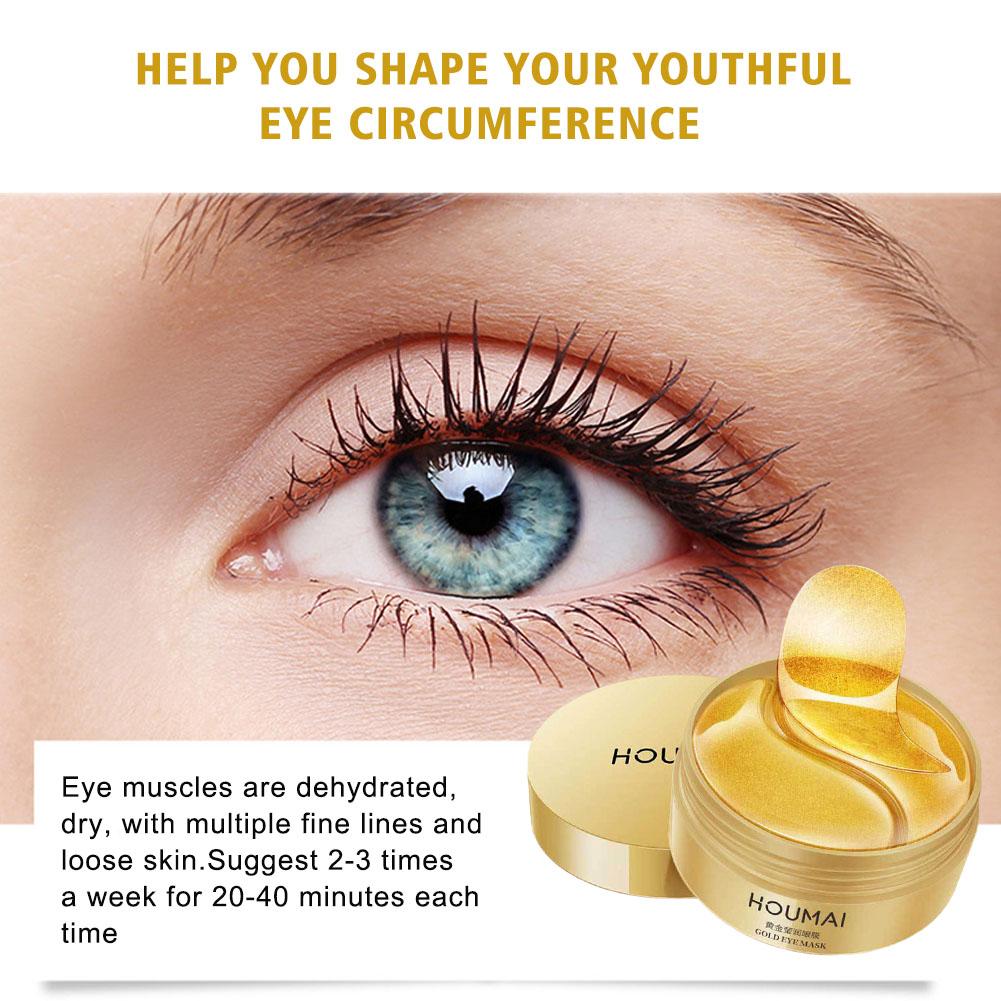 24K Gold Eye Mask 80g Hydratin - Luxury Skincare Mask ulasan dan harga