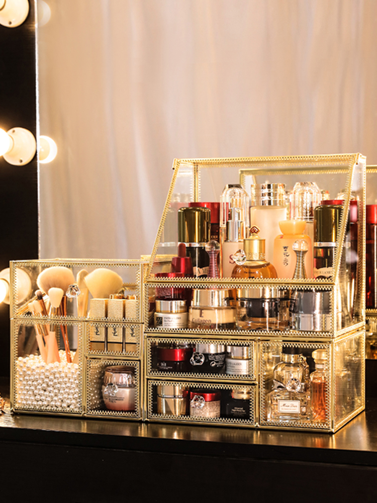 Luxury Glass Cosmetic Storage  - Luxury Skincare Mask ulasan dan harga