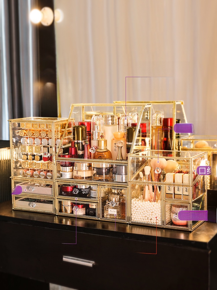 Luxury Glass Cosmetic Storage  - Luxury Skincare Mask ulasan dan harga