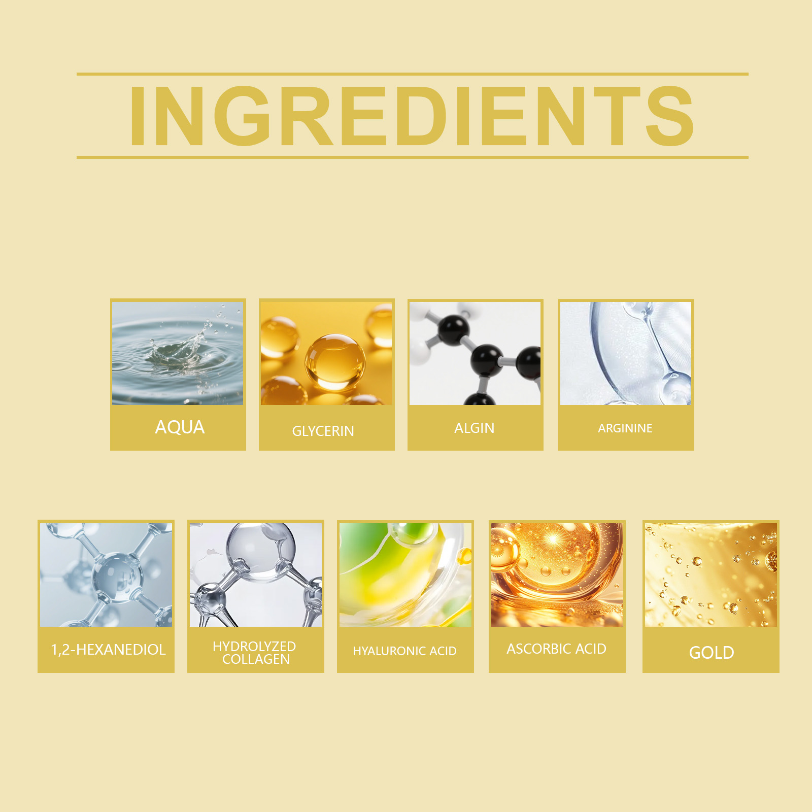 Moisturizing Repairing 24k Gol - Luxury Skincare Mask ulasan dan harga