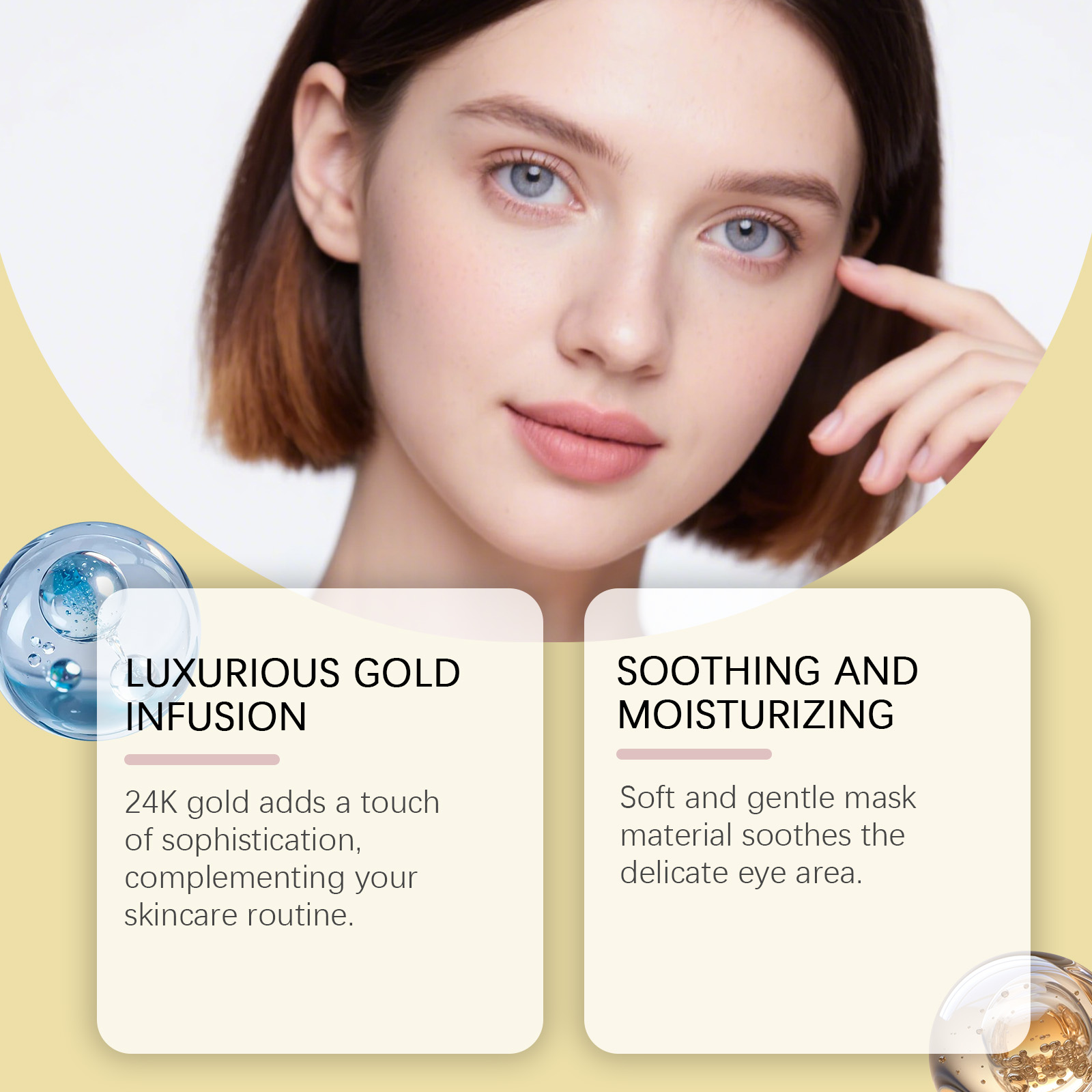 Moisturizing Repairing 24k Gol - Luxury Skincare Mask ulasan dan harga