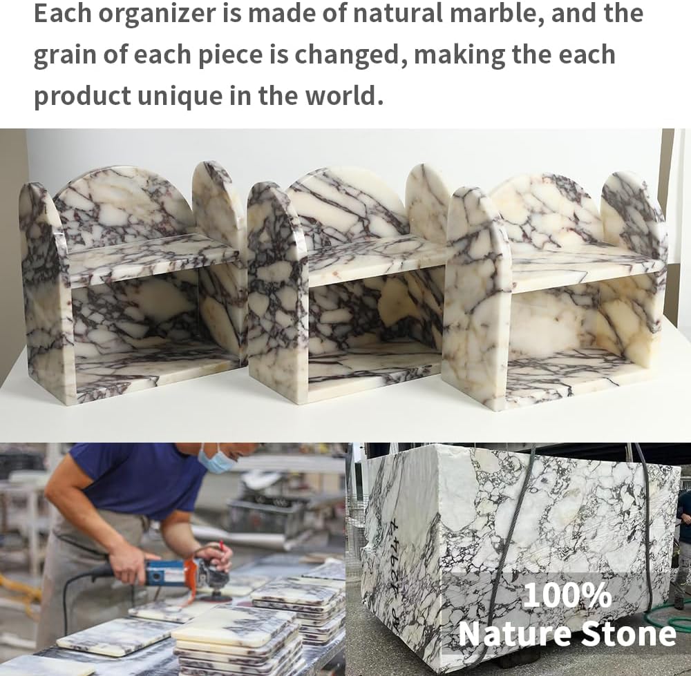 2-Tier Natural Marble Bathroom - Luxury Natural Skincare ulasan dan harga
