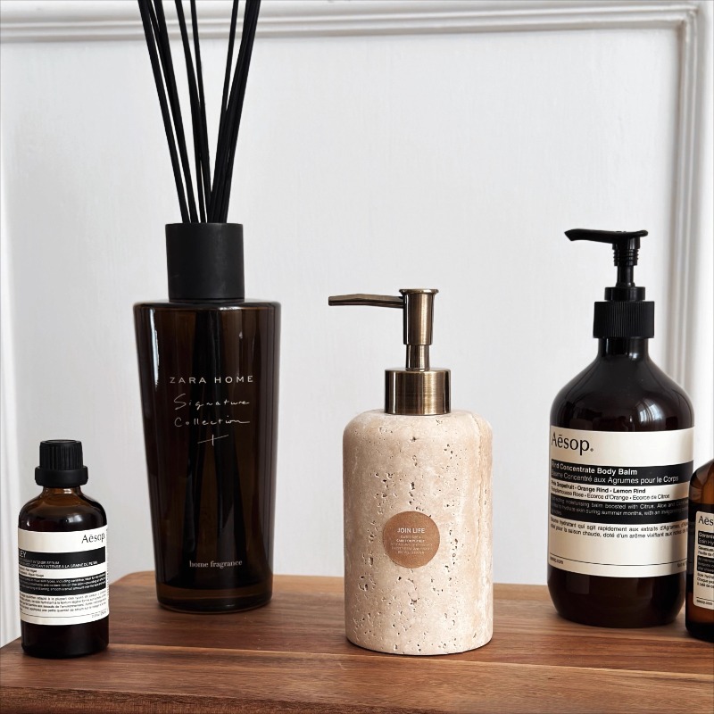 Natural Stone Lotion Dispenser - Luxury Natural Skincare ulasan dan harga