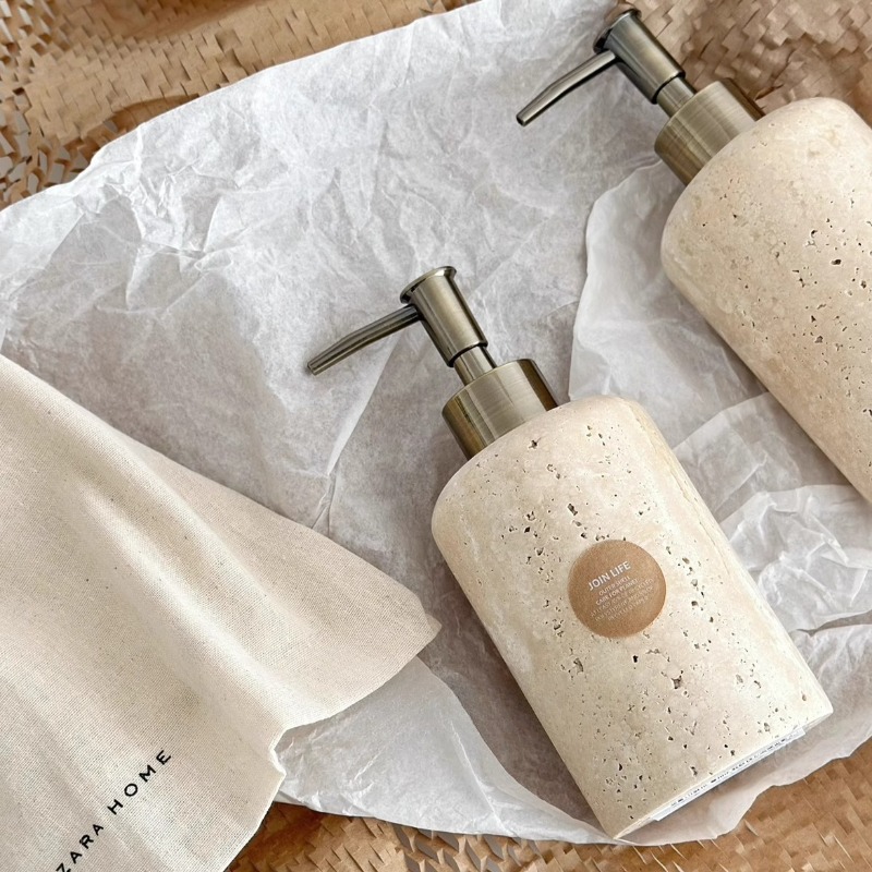 Natural Stone Lotion Dispenser - Luxury Natural Skincare ulasan dan harga