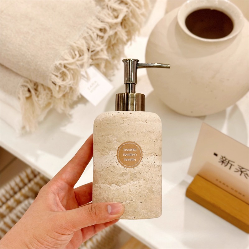 Natural Stone Lotion Dispenser - Luxury Natural Skincare ulasan dan harga