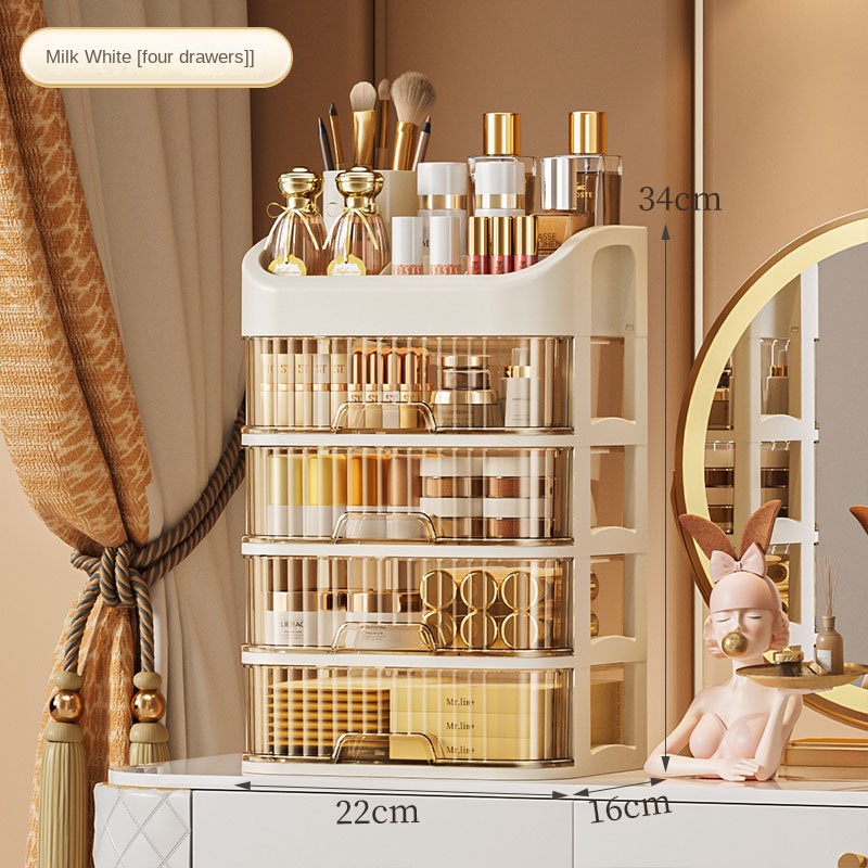 Cosmetics storage box desktop  - Luxury Skincare Mask ulasan dan harga